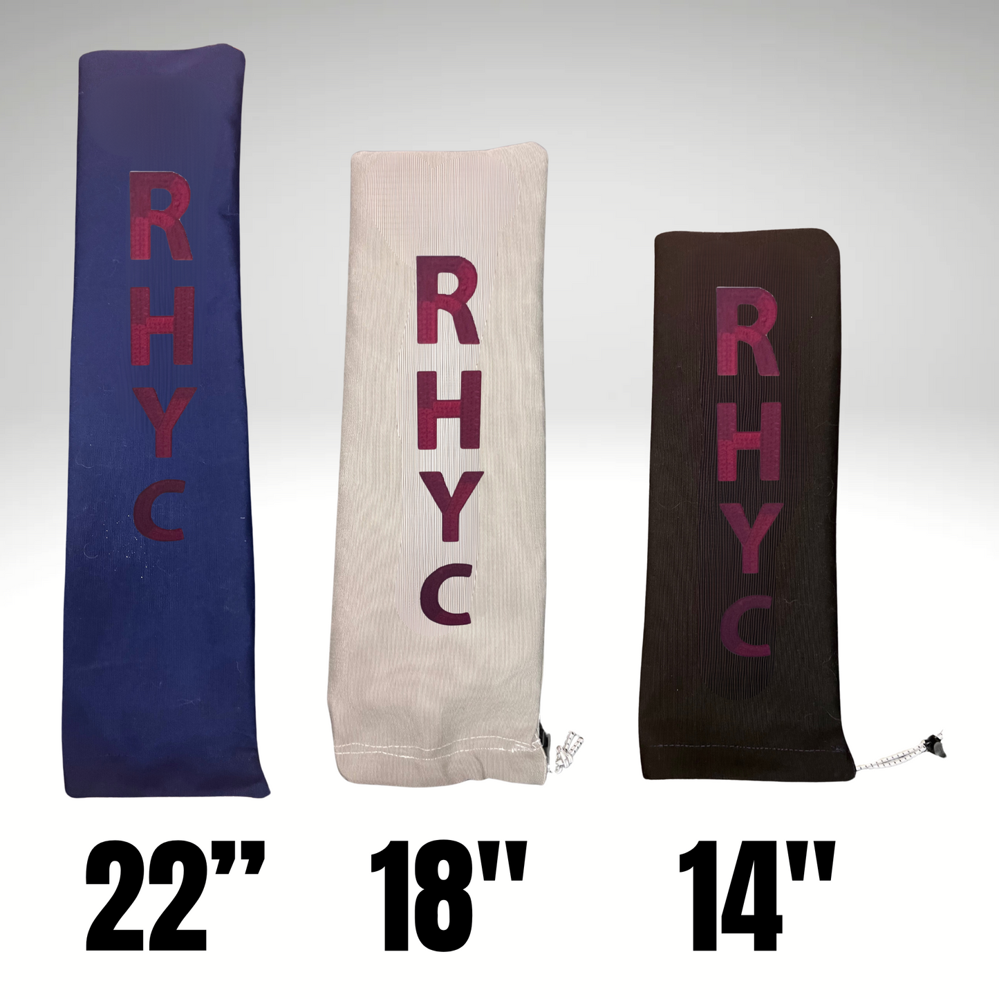 22" Burgee Cover with RHYC embroidered on it