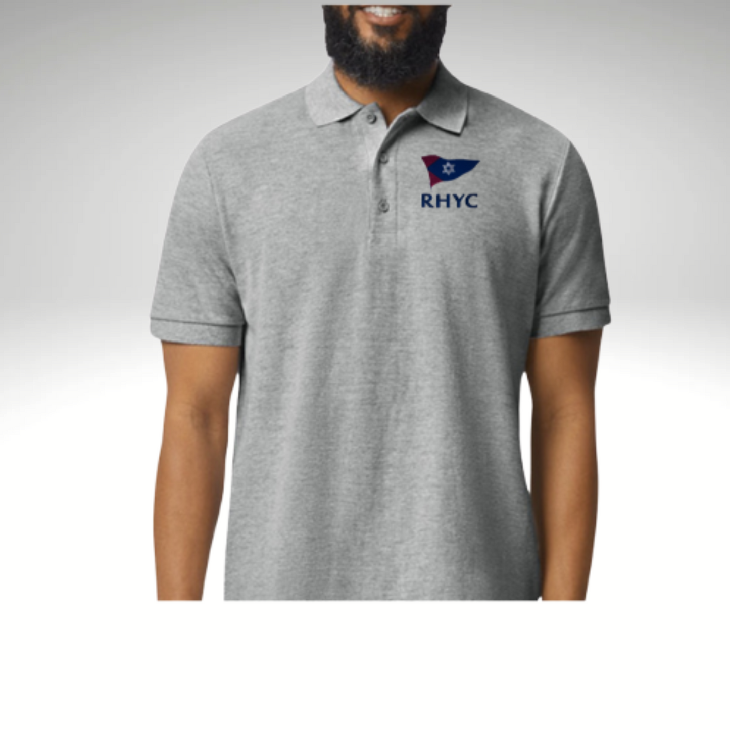 Unisex Polo shirt with RHYC Logo embroidered on it