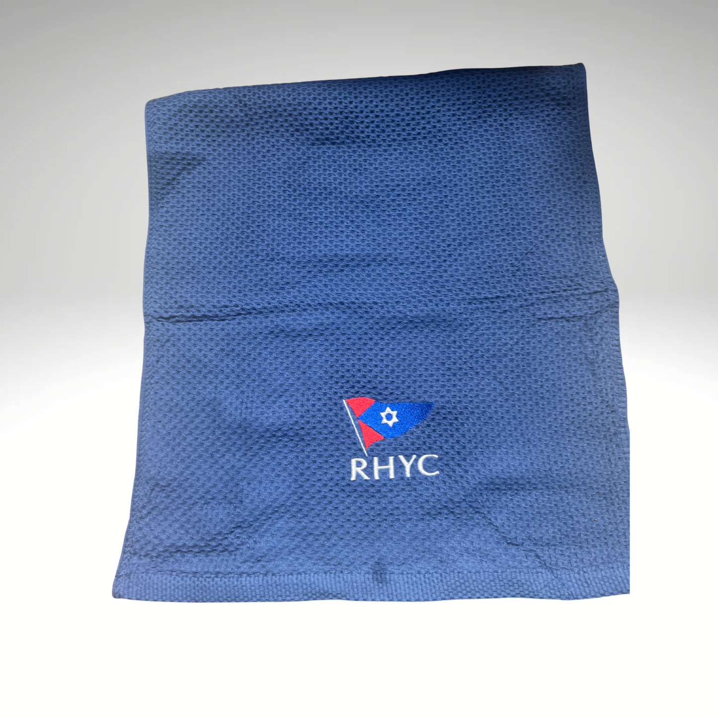 Waffle pattern Galley Towel with RHYC logo embroidered on