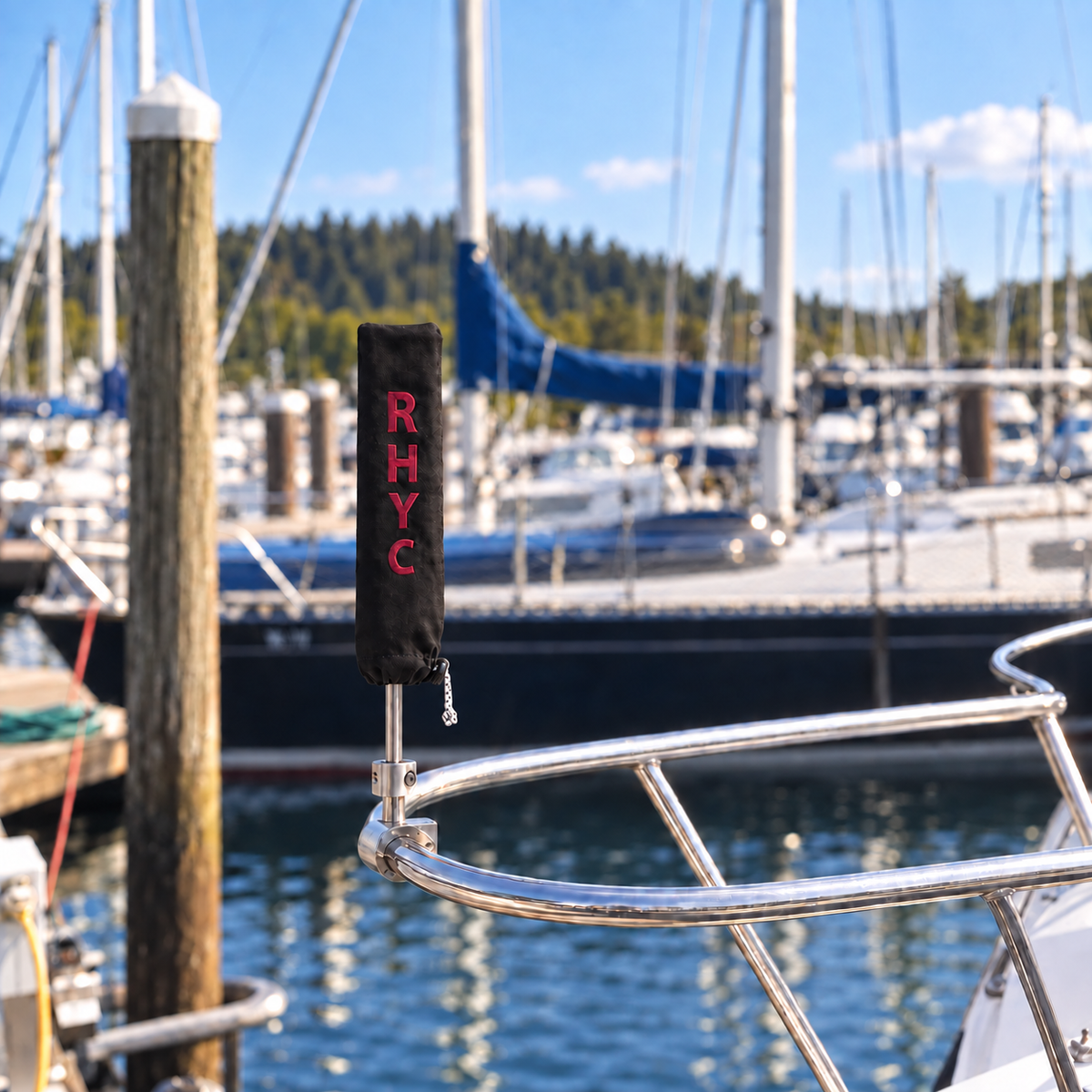 RHYC Embroidered Burgee Cover