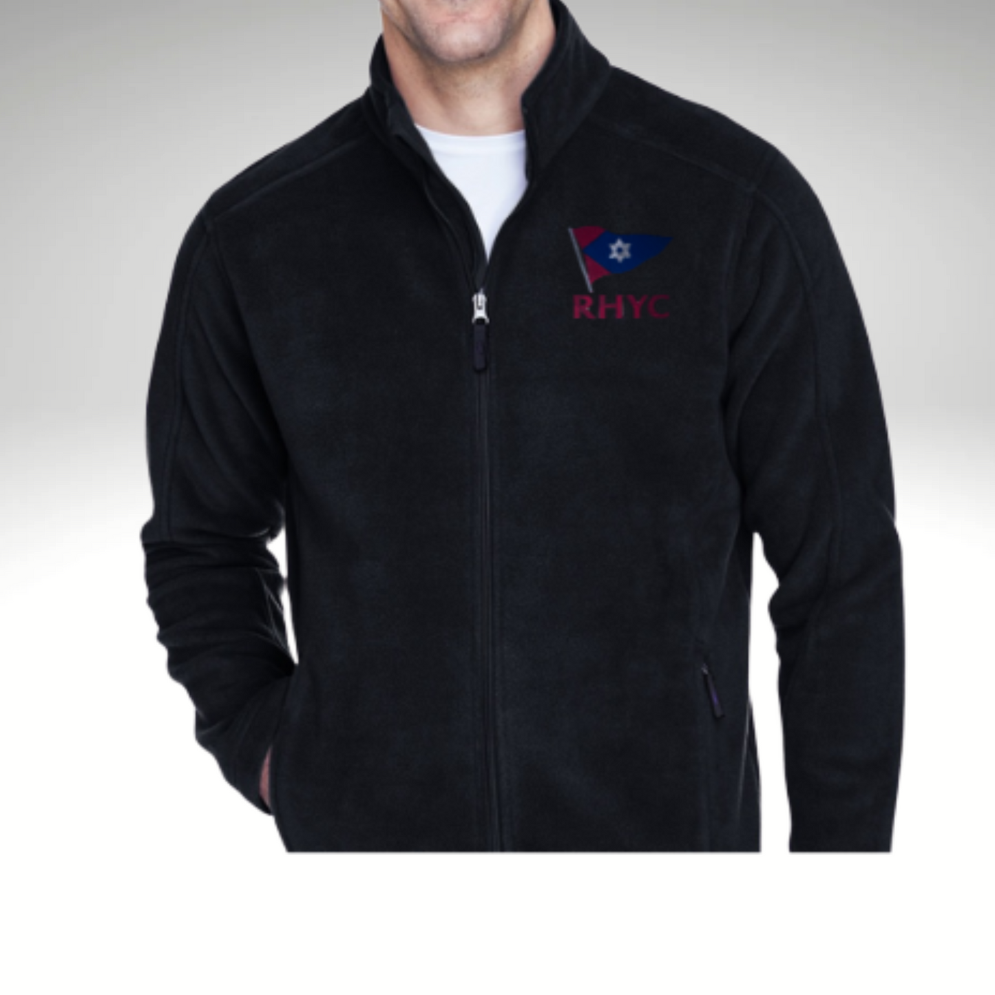 Men's or Women's Fleece Jacket with RHYC Logo embroidered on it