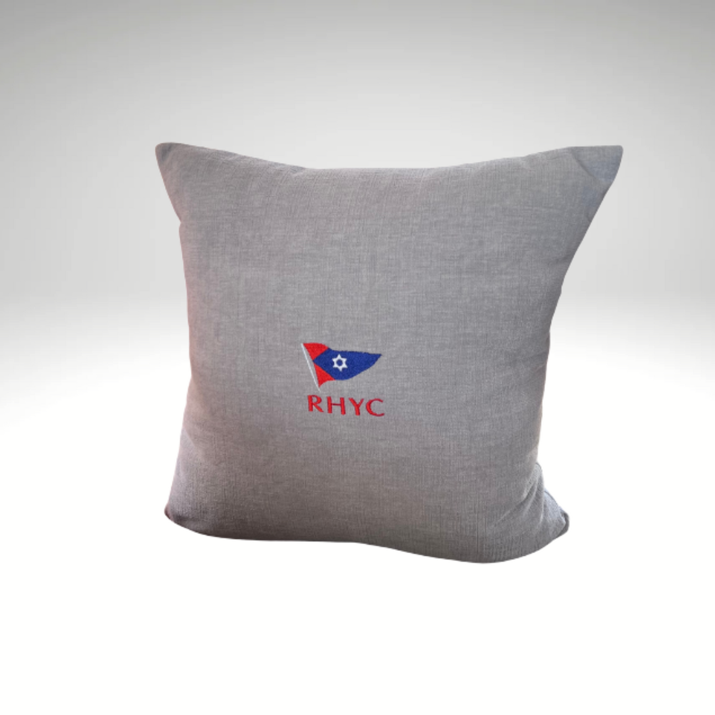 16" throw pillow with Embroidered RHYC logo