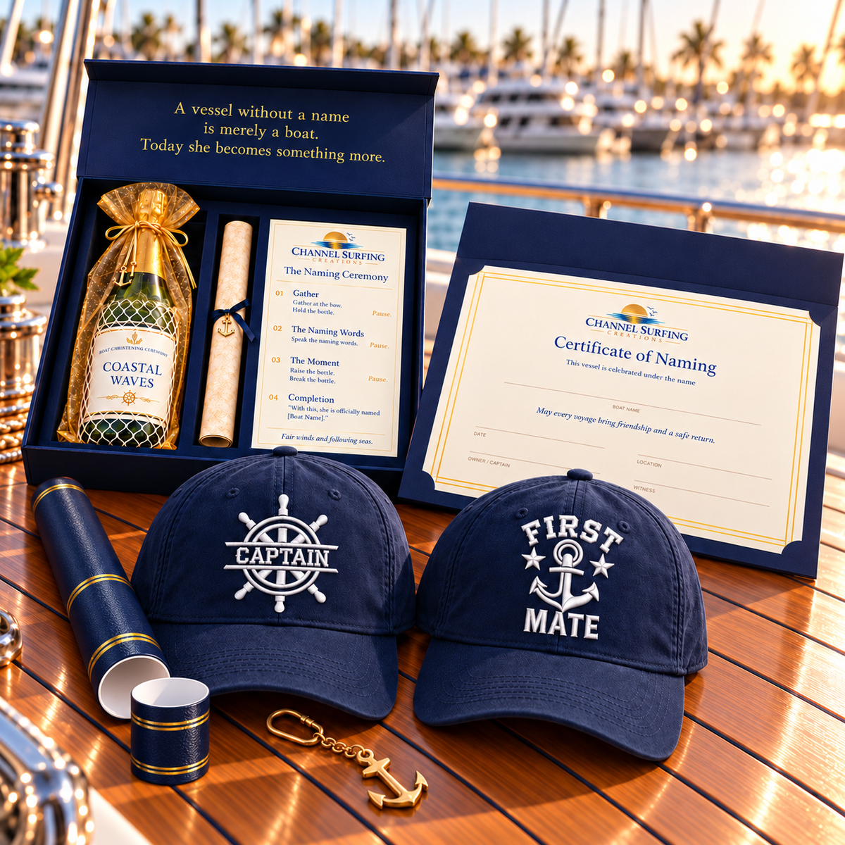 Commodore Boat Christening Ceremony Kit