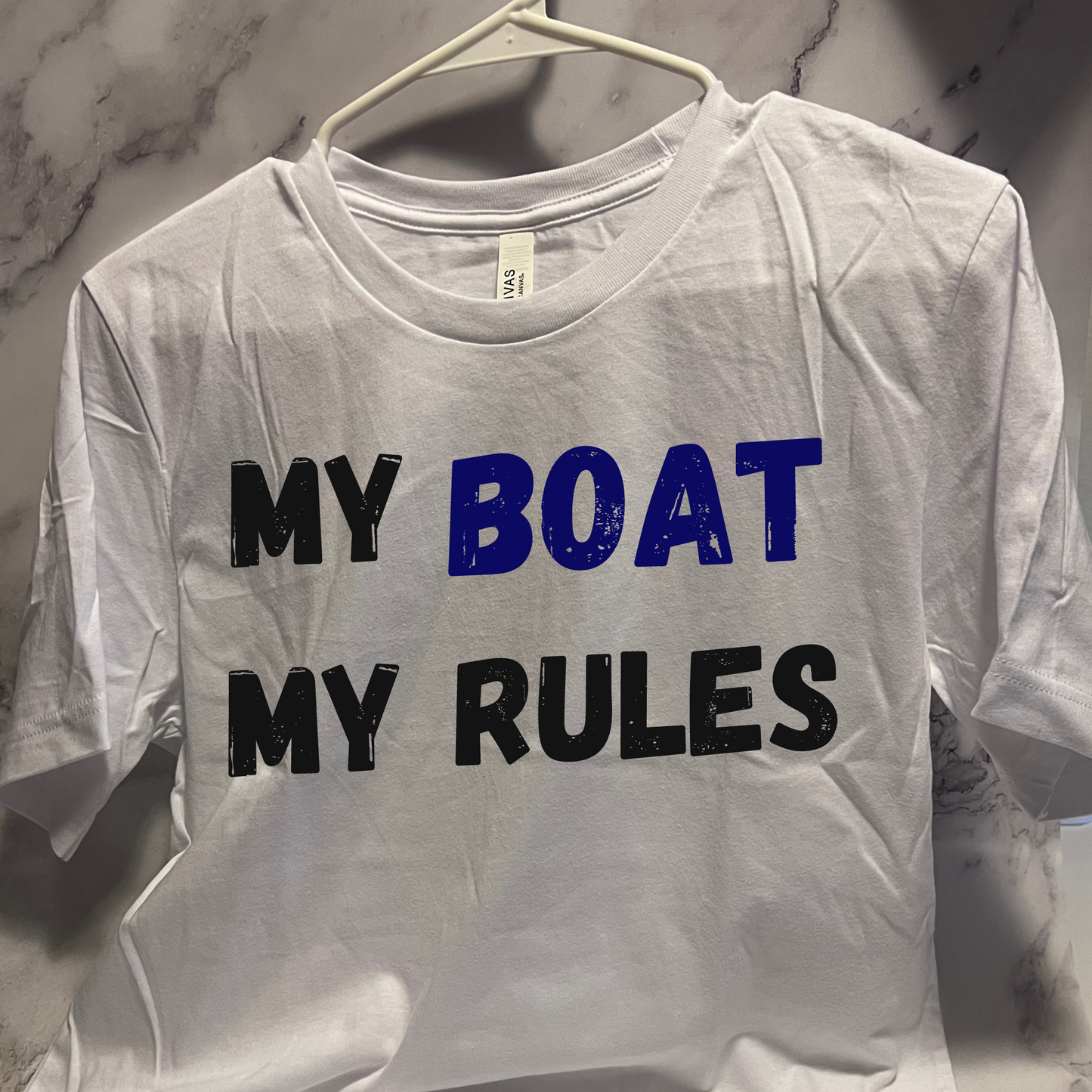 My boat my rules,Funny boat shirt, short sleeve unisex t-shirt, for men or women