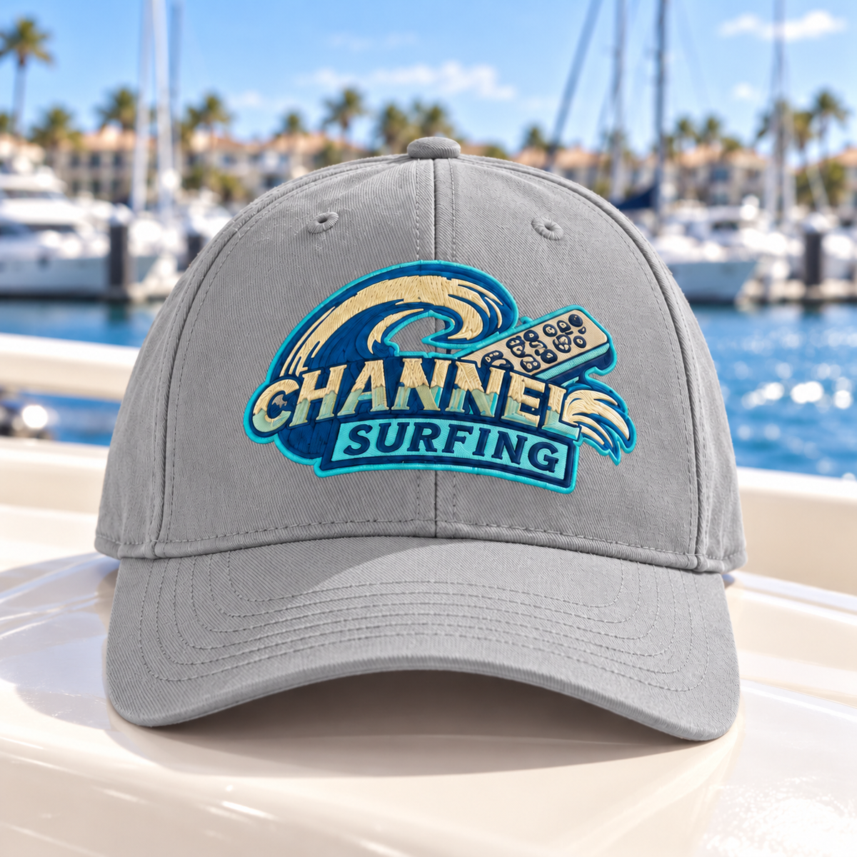 Custom Boat Logo Embroidered Hat