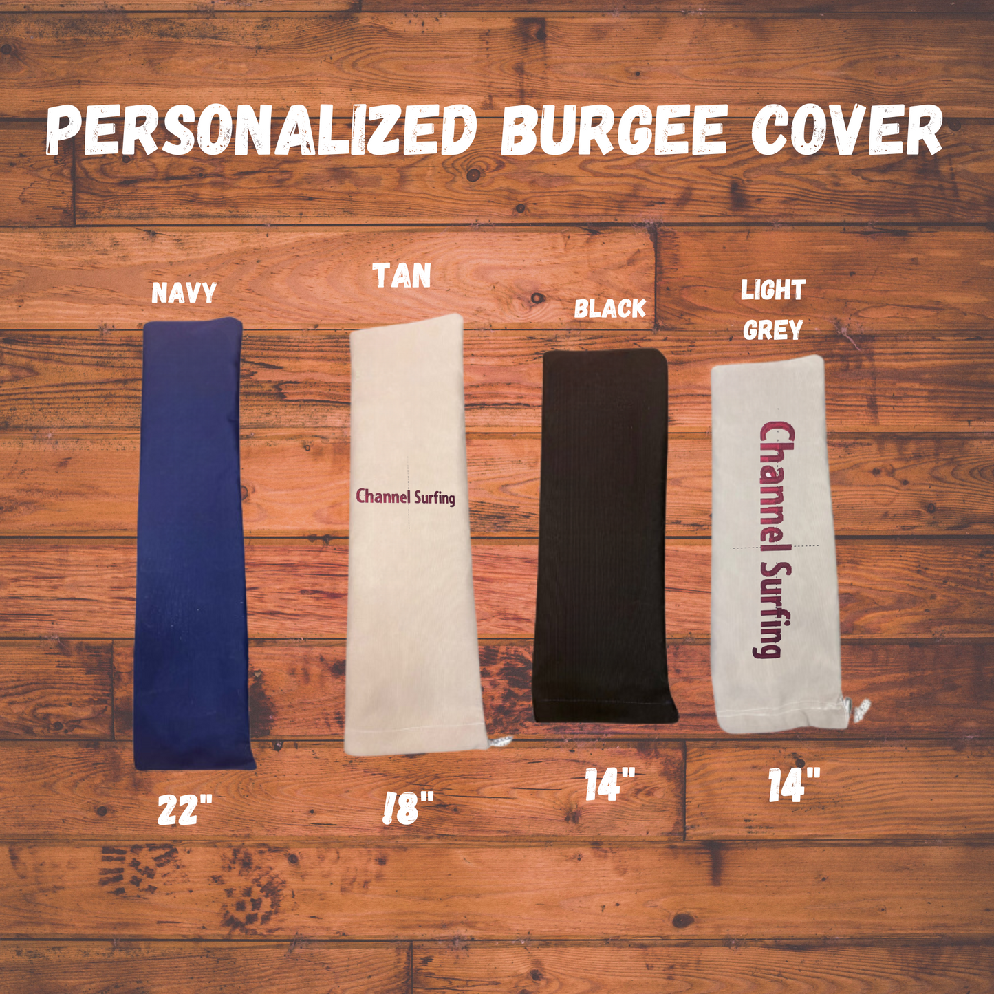 14" Personalized Burgee cover