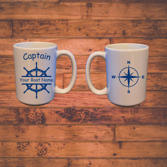 15oz Captain coffee Mug
