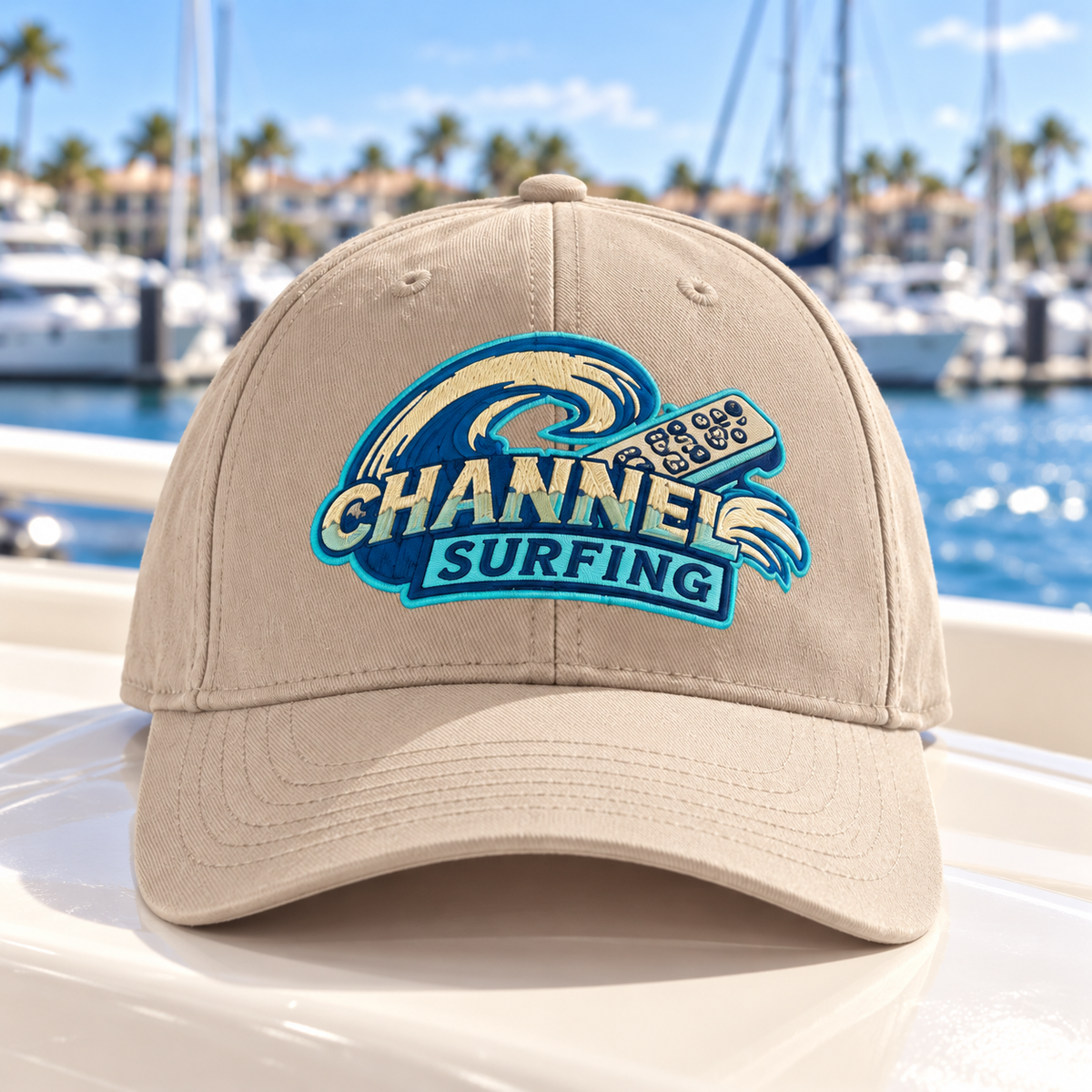 Custom Boat Logo Embroidered Hat