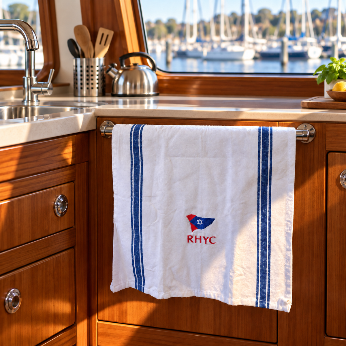 RHYC Embroidered Galley Towel