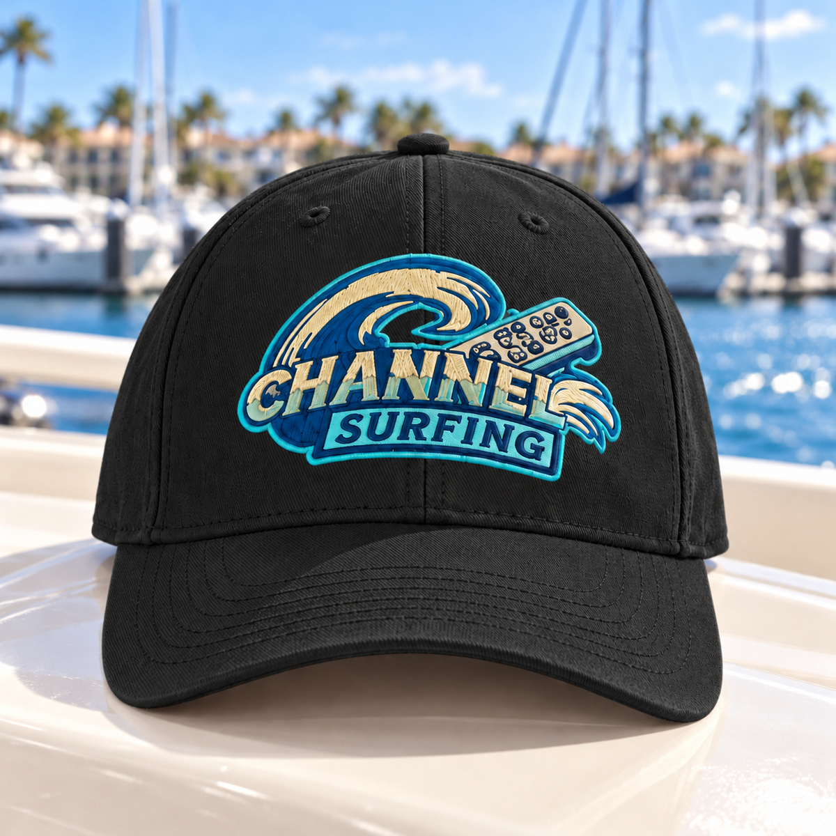 Custom Boat Logo Embroidered Hat