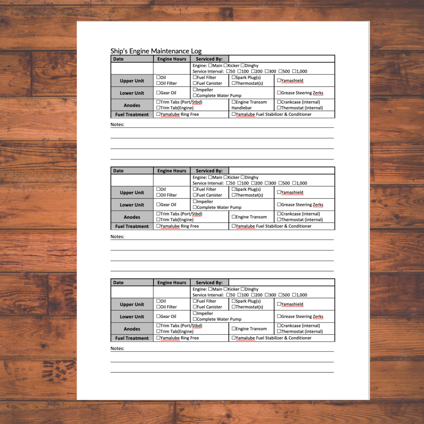 Captains Log Book for Boaters, Boat Log Book Tracks Trips, Crew and Passengers for Sailing and Boating, Tracks boat maintinence, engine maintinence and fuel logs