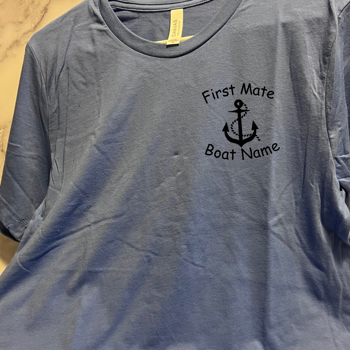 Personalized First mate short sleeve unisex shirt