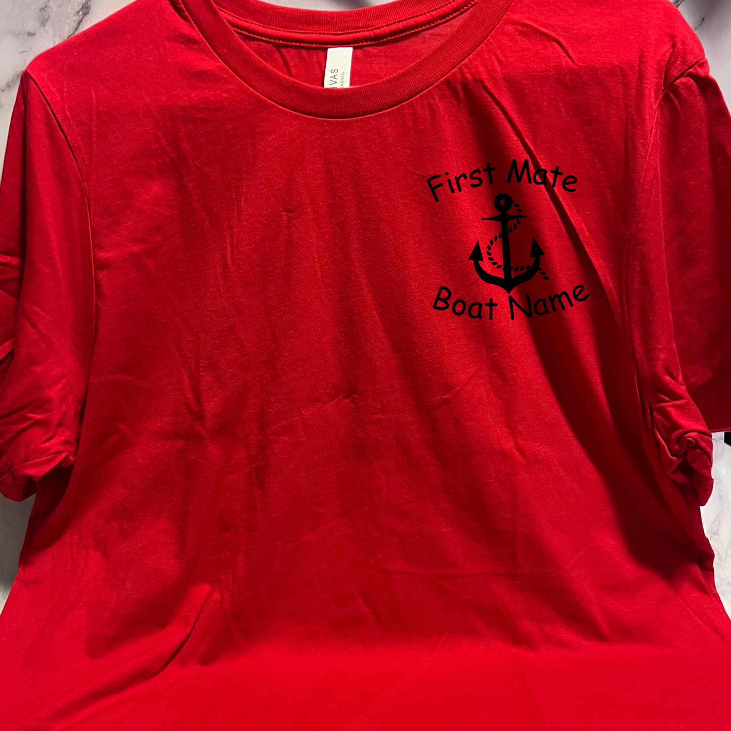 Personalized First mate short sleeve unisex shirt