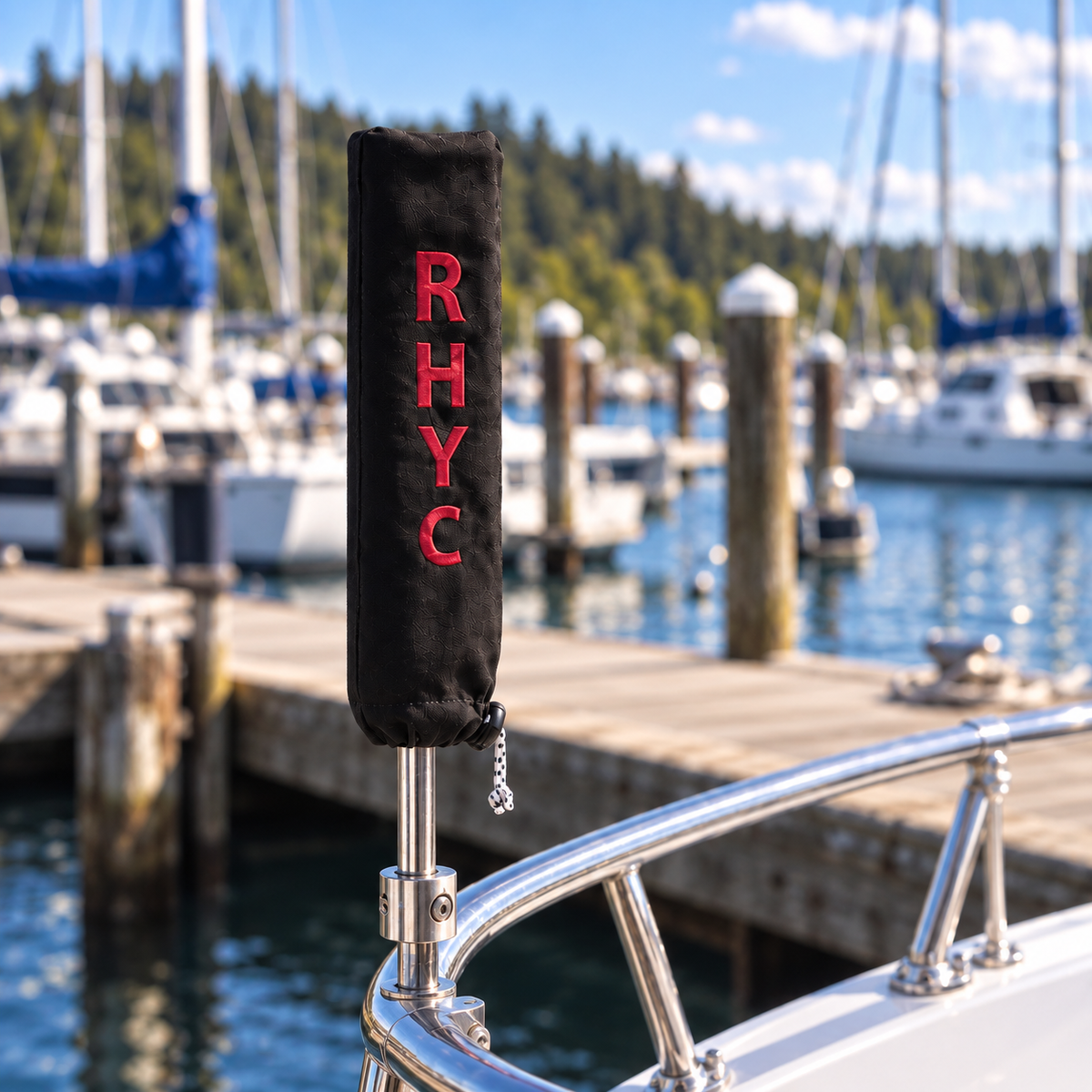 RHYC Embroidered Burgee Cover