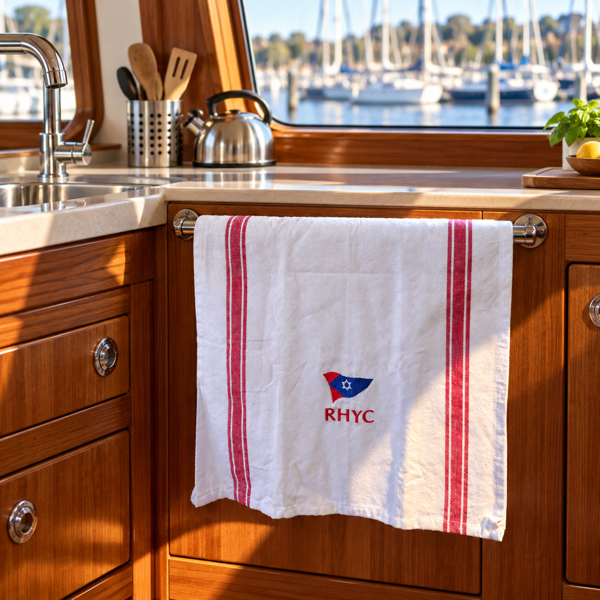 RHYC Embroidered Galley Towel
