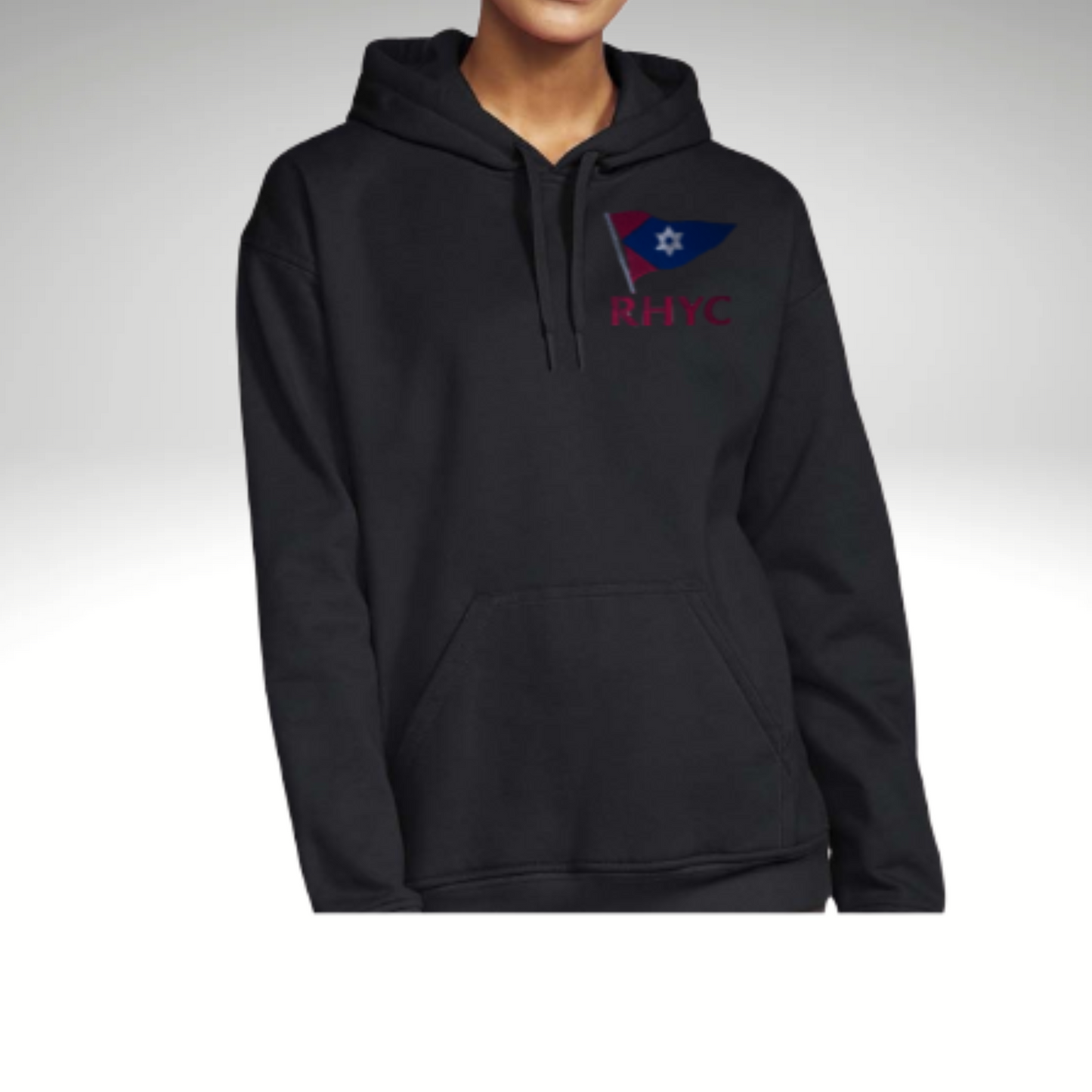 Unisex pull over Hoodie with RHYC logo on it