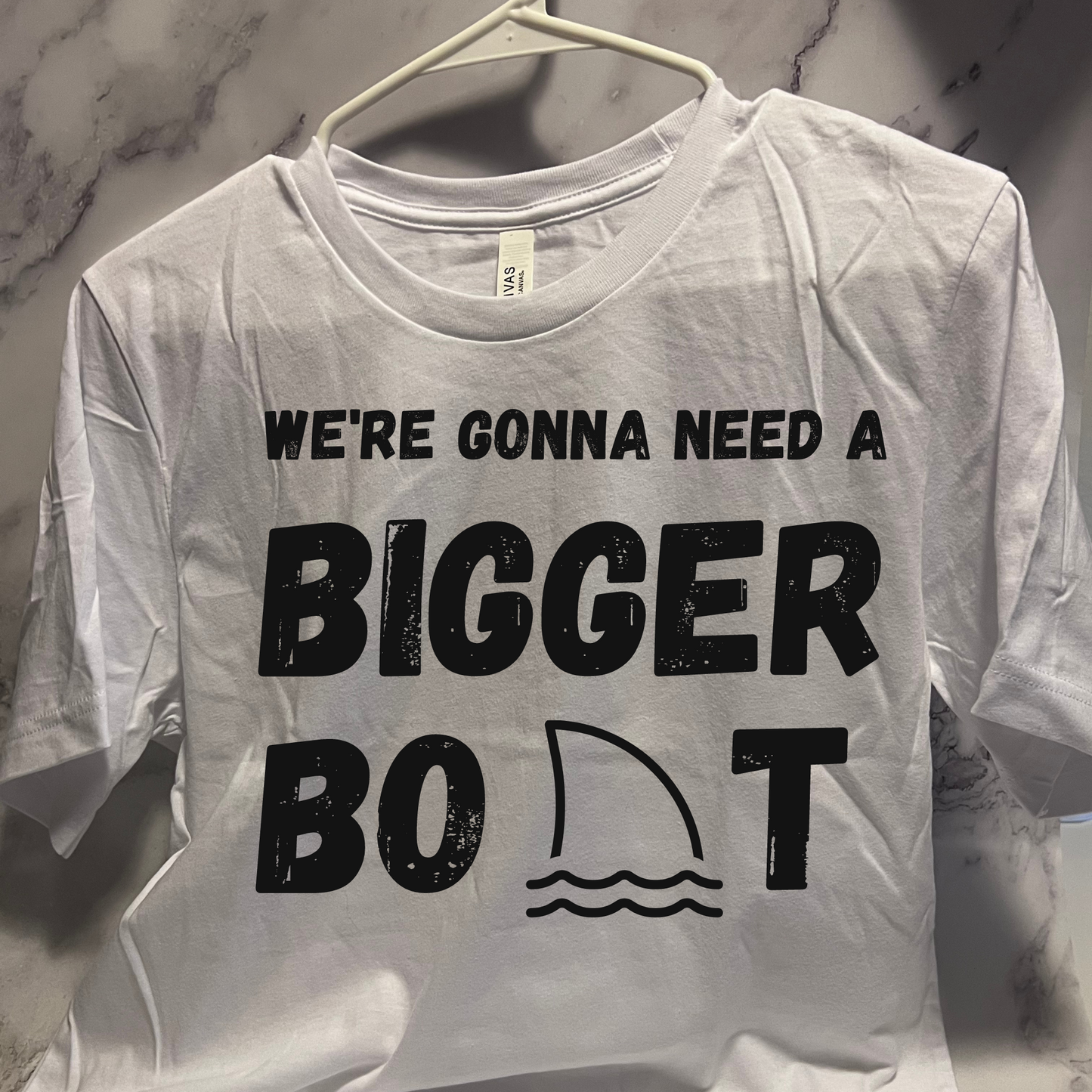 We're gonna need a bigger boat, Funny boat shirt, short sleeve unisex t-shirt, for men or women