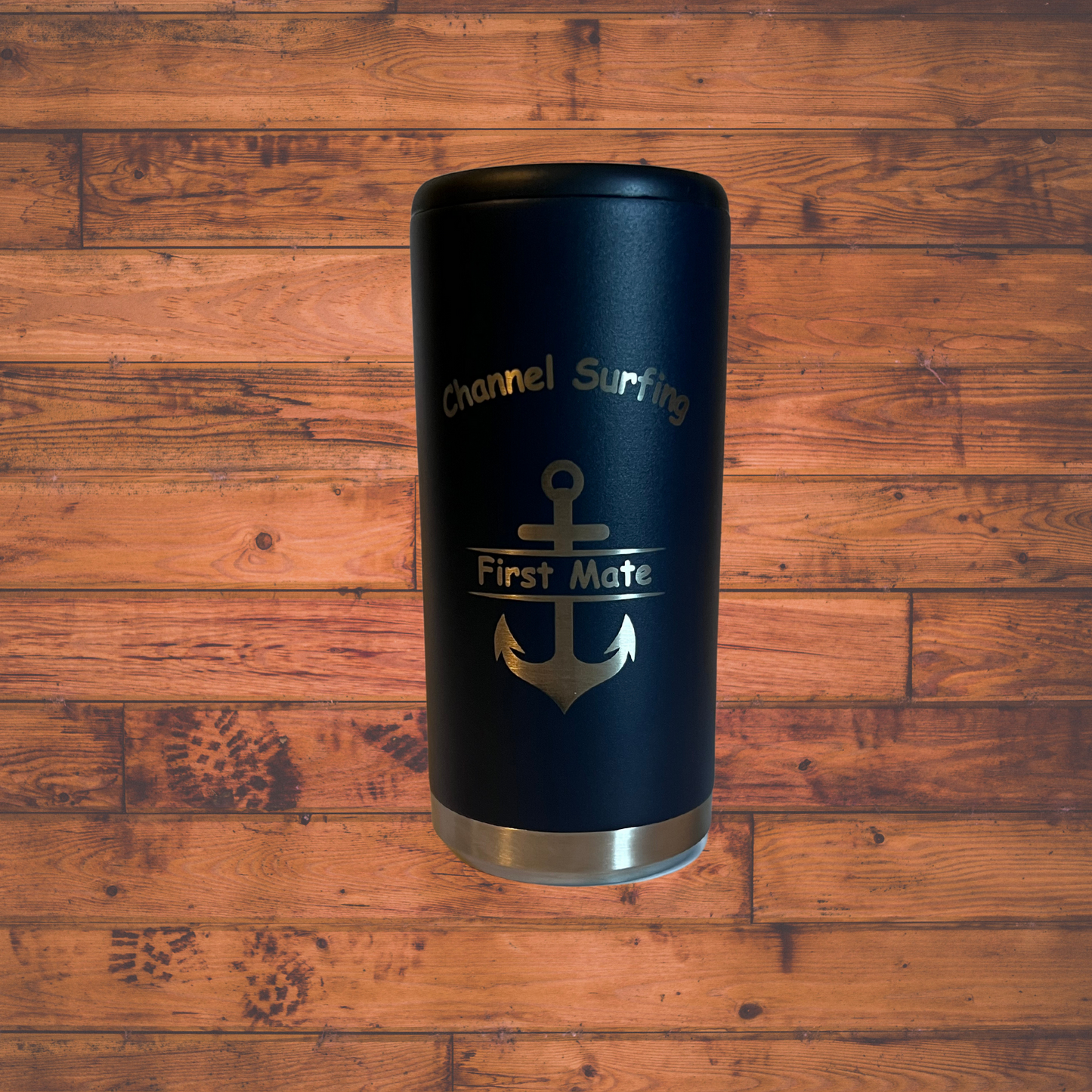 Engraved Personalized skinny can cooler