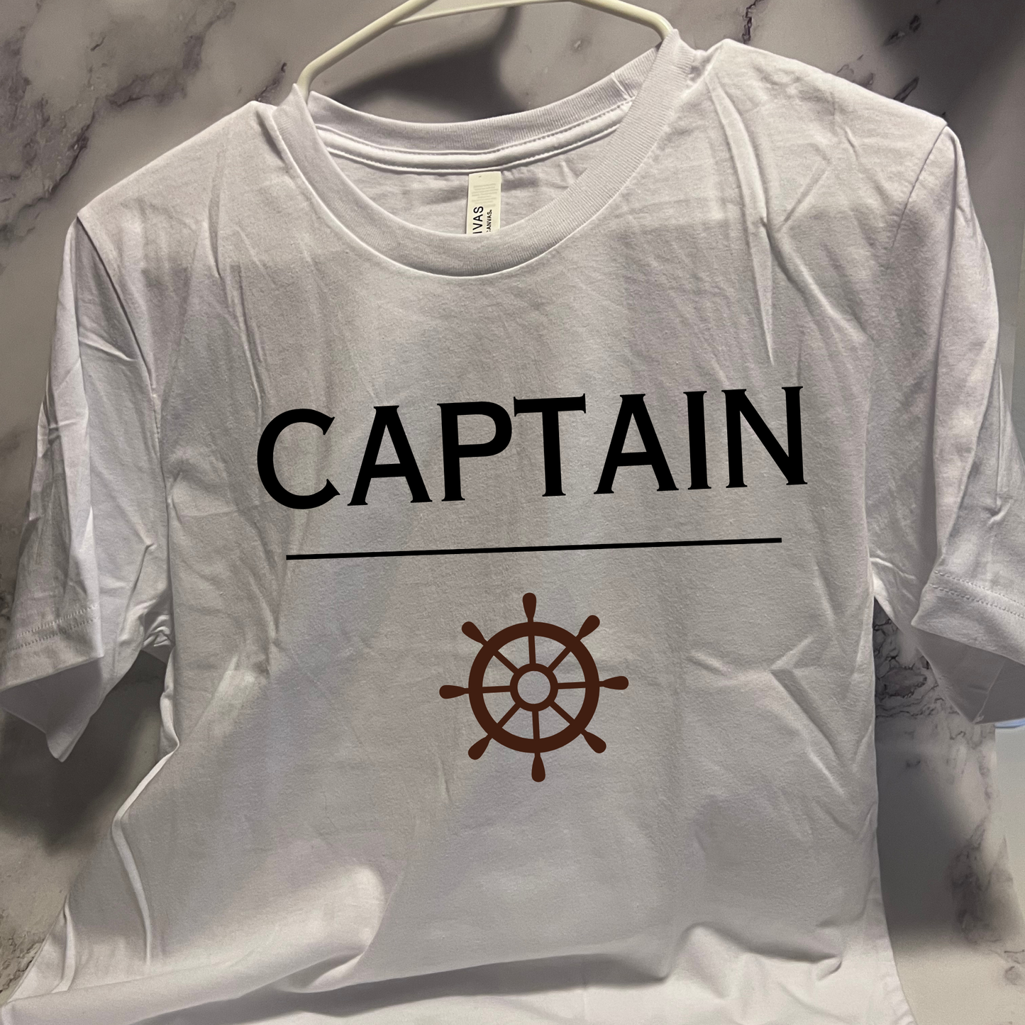 Captain, Funny boat shirt, short sleeve unisex t-shirt, for men or women