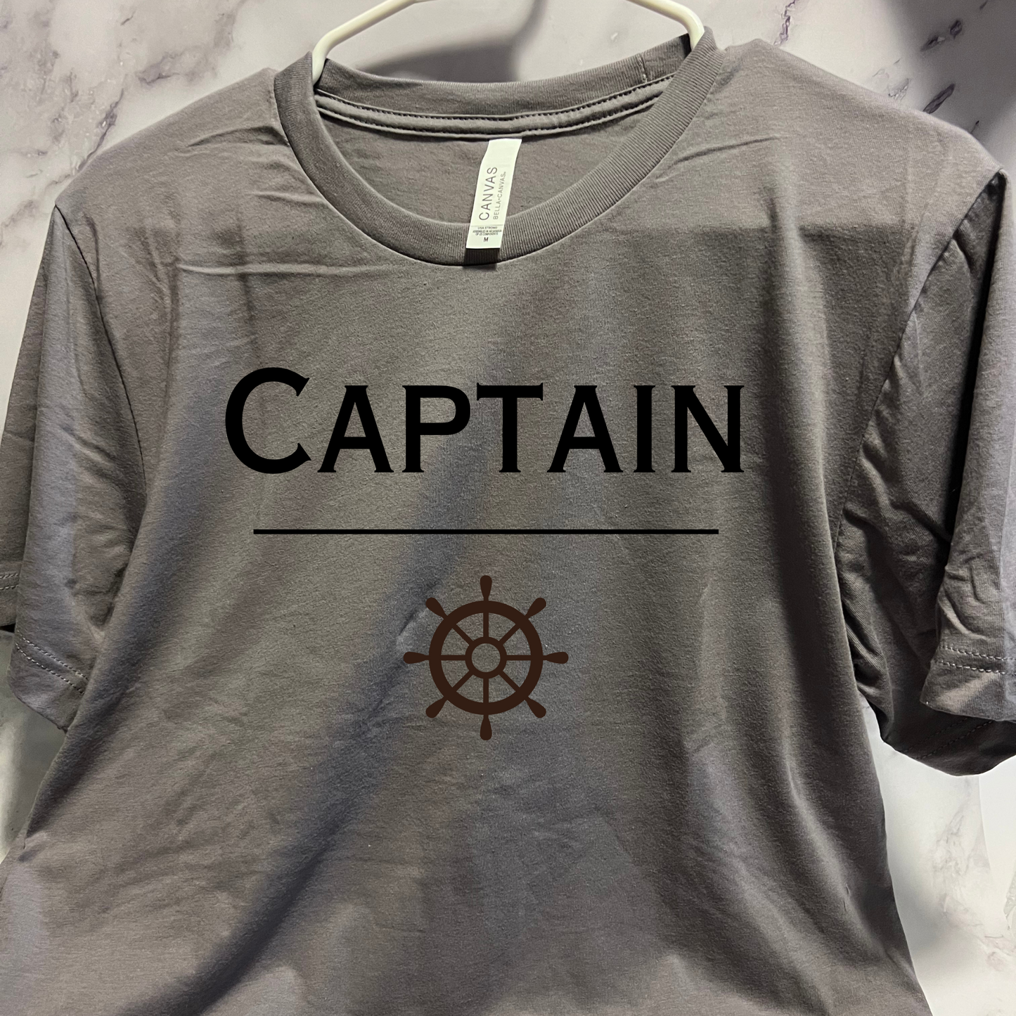 Captain, Funny boat shirt, short sleeve unisex t-shirt, for men or women