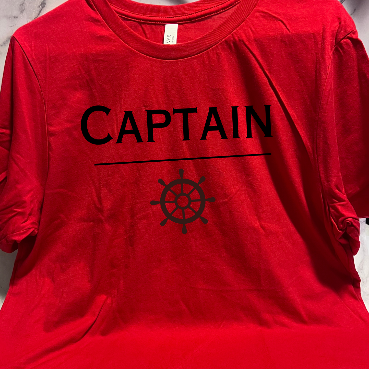 Captain, Funny boat shirt, short sleeve unisex t-shirt, for men or women